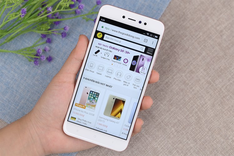 Điện thoại Xiaomi Redmi Note 5A Prime Màu Vàng Hồng