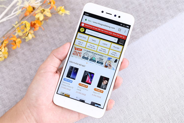 Điện thoại Xiaomi Redmi Note 5A Prime Màu Vàng đồng