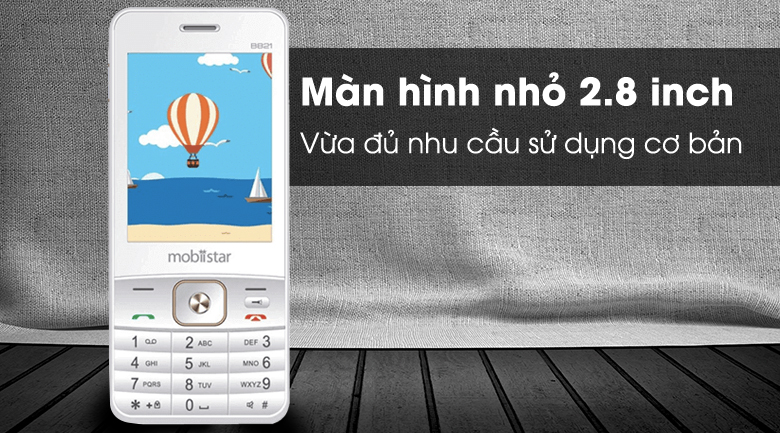 Điện thoại Mobiistar B821 Trắng