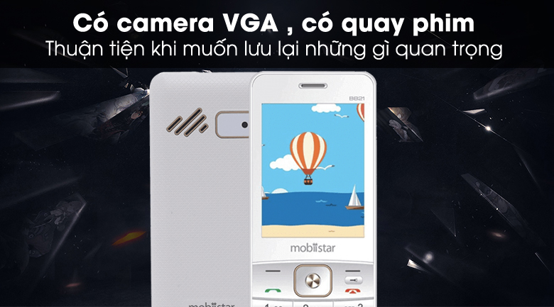 Điện thoại Mobiistar B821 Trắng