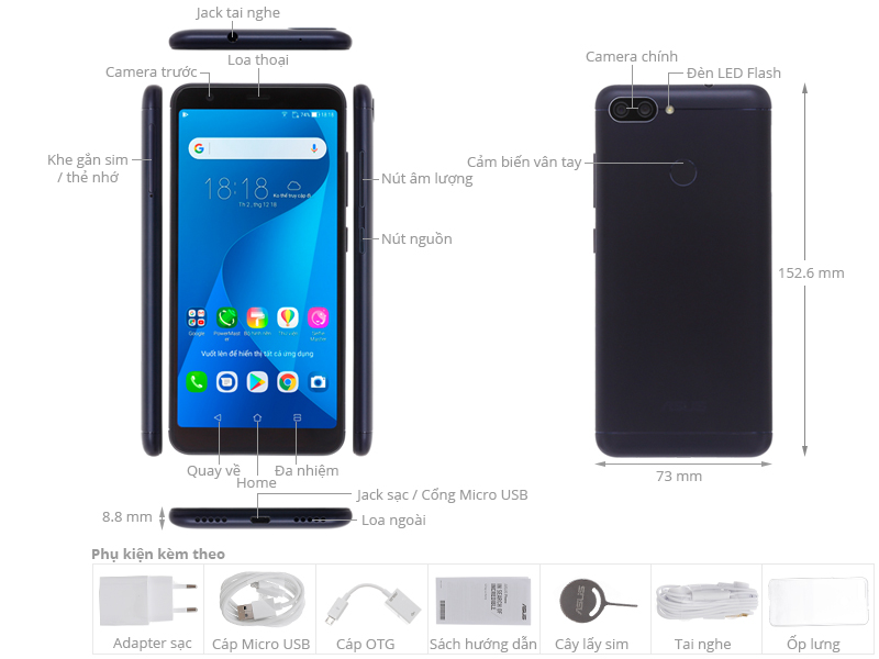 ASUS Zenfone Max Plus M1 - ZB570TL