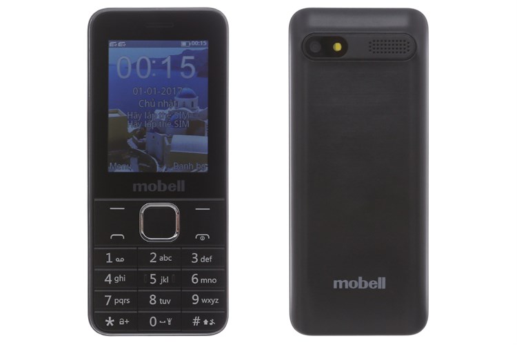 Điện thoại Mobell M339 Màu Đen