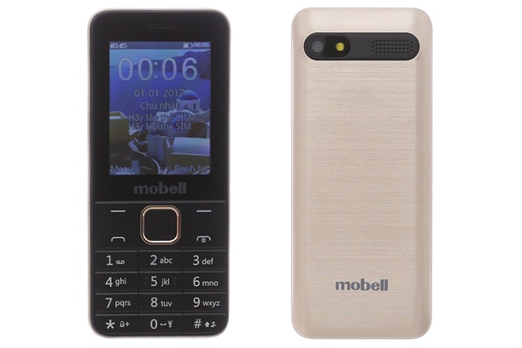 Điện thoại Mobell M339 Màu Vàng đồng