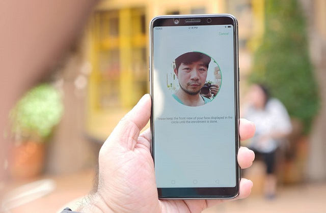 Bảo mật khuôn mặt trên điện thoại OPPO F5 Youth Bảo mật khuôn mặt trên điện thoại OPPO F5 Youth