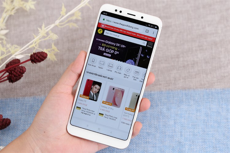 Điện thoại Xiaomi Redmi 5 Plus 4GB Màu Vàng