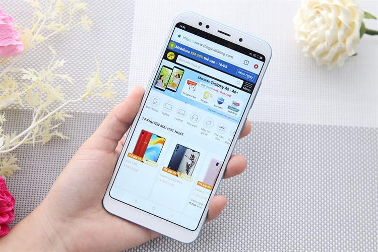 Điện thoại Xiaomi Redmi 5 Plus 4GB Màu Xanh Dương