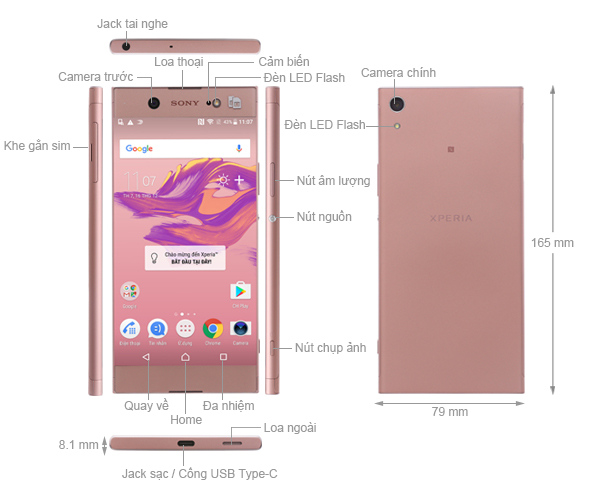 Sony Xperia XA1 Ultra Pink (Hồng) chính hãng | Thegioididong.com Sony Xperia Xa1 Ultra Pink (Hồng) Chính Hãng | Thegioididong.Com