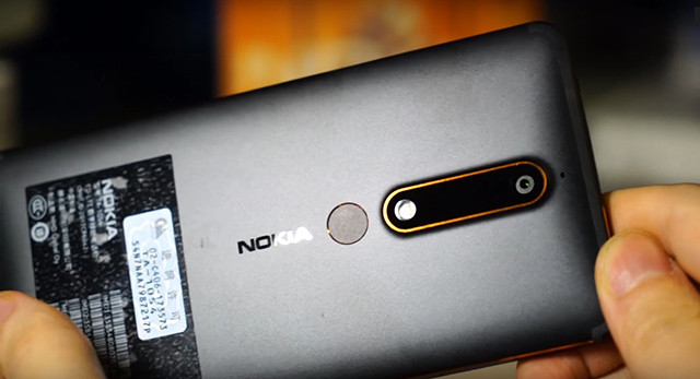 Camera sau trên điện thoại Nokia 6.1