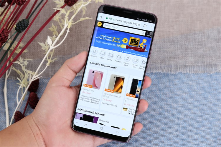 Điện thoại Samsung Galaxy S9+ 64GB đen