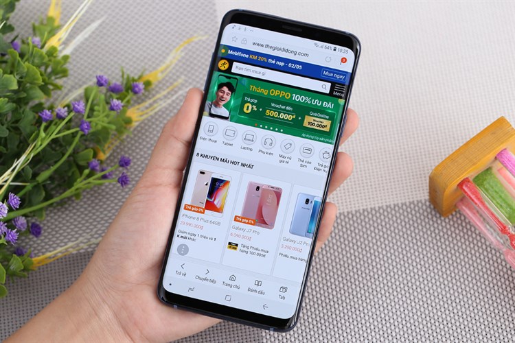 Điện thoại Samsung Galaxy S9+ 64GB đen