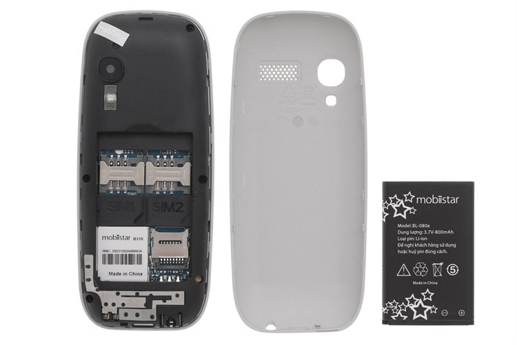 Điện thoại Mobiistar B310 Màu Xám