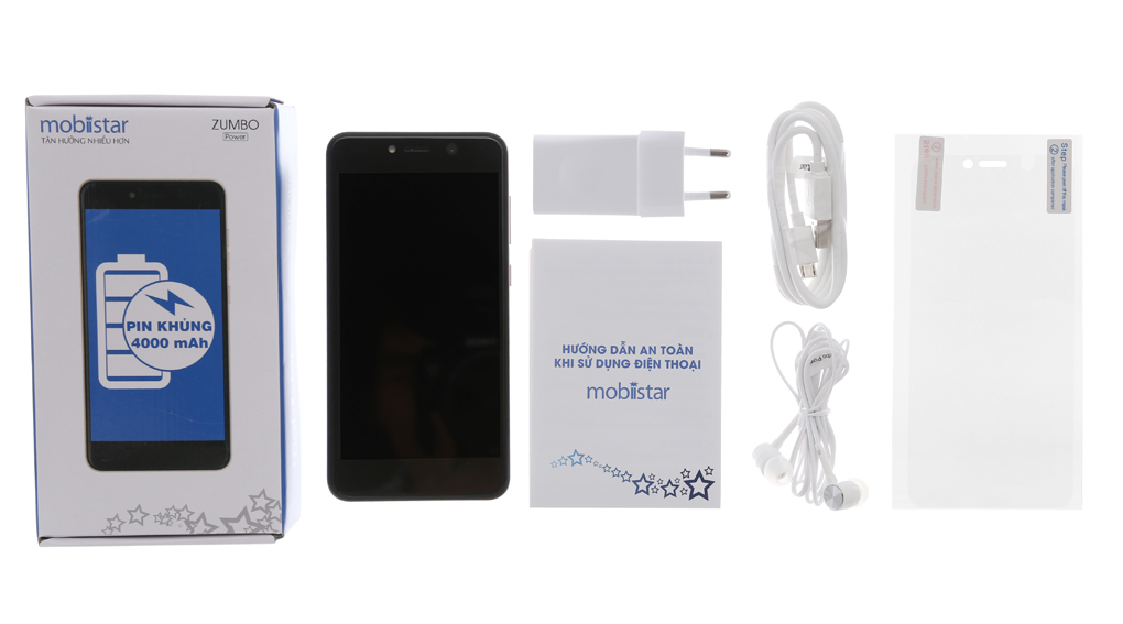 Bộ sản phẩm gồm: Hộp, Tai nghe, Sách hướng dẫn, Cáp