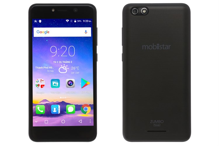 Điện thoại Mobiistar Zumbo Power Màu Đen