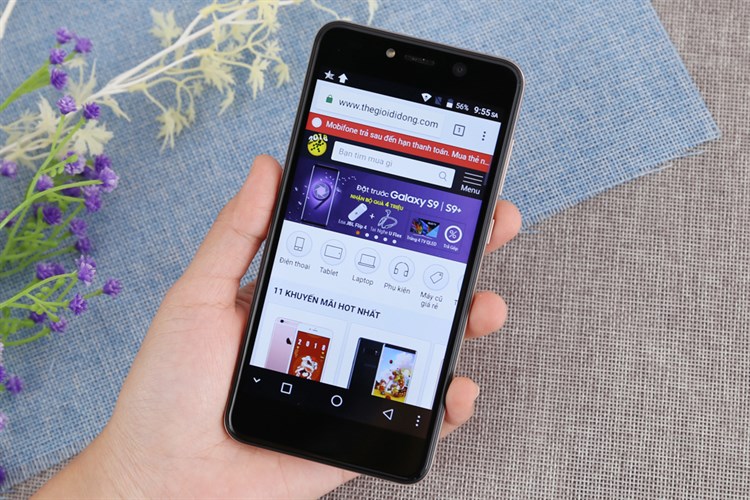 Điện thoại Mobiistar Zumbo Power Màu Vàng đồng