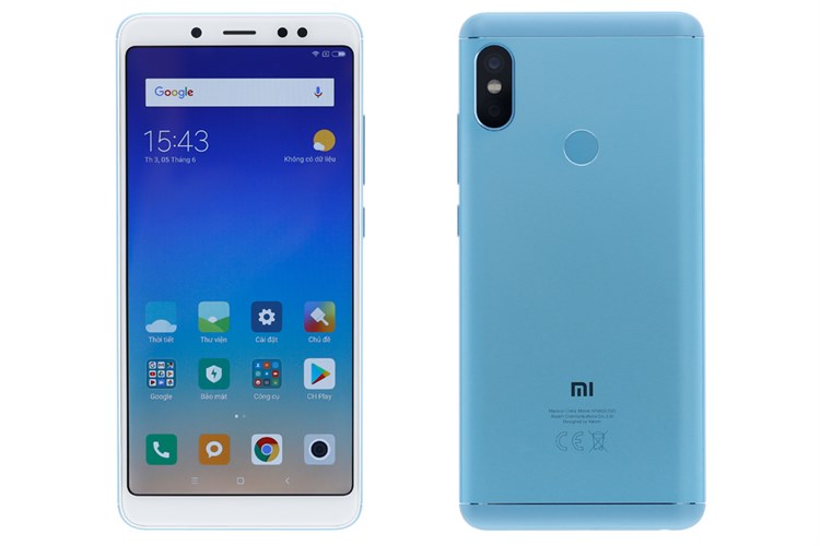Điện thoại Xiaomi Redmi Note 5 Màu Xanh Dương