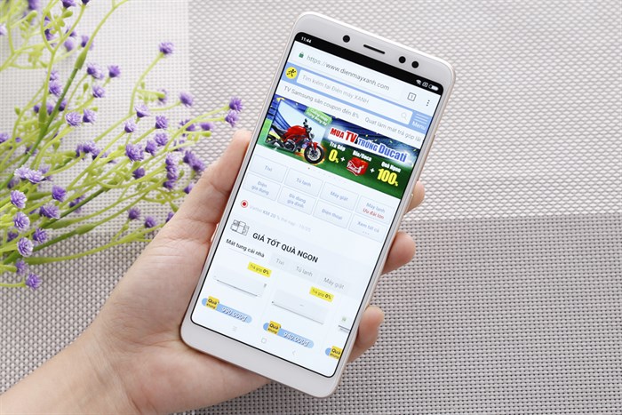 Điện thoại Xiaomi Redmi Note 5 Màu Vàng đồng