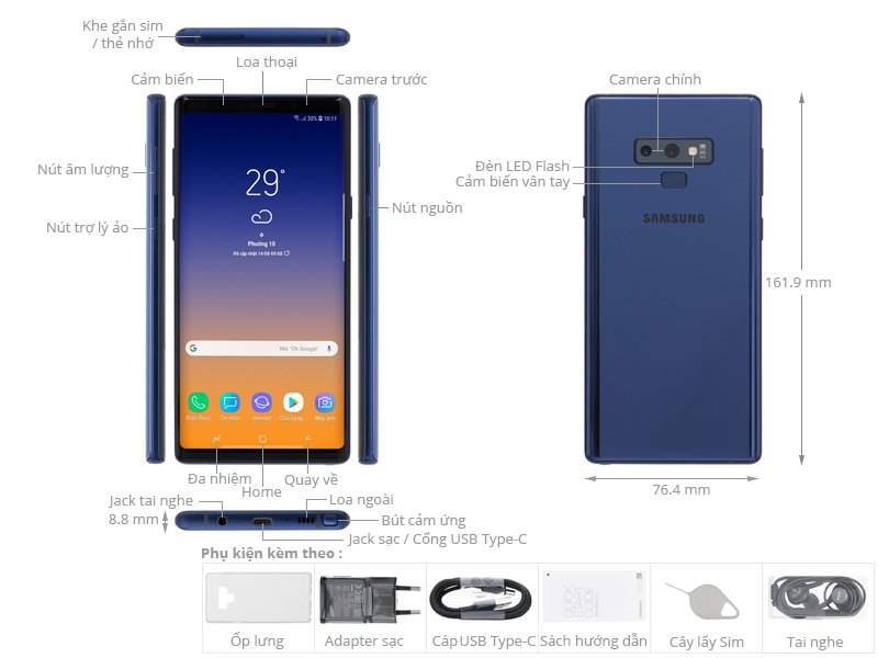 Samsung Galaxy Note 9 128Gb | Giá Rẻ, Chính Hãng, Nhiều Khuyến Mãi