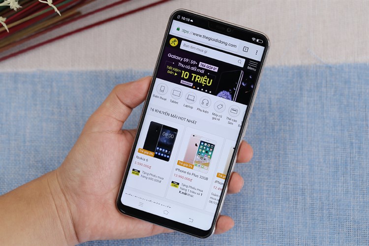 Điện thoại Vivo V9 Màu Vàng đồng