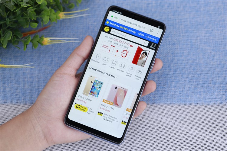 Điện thoại OPPO F7 Màu Bạc