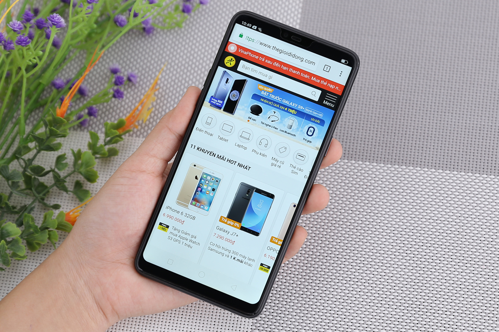 Điện thoại OPPO F7 Màu Đen