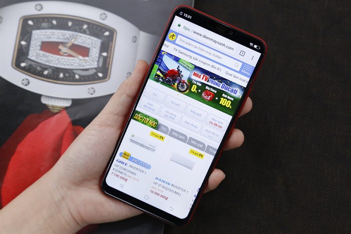 Điện thoại Vivo Y85 Màu Đỏ