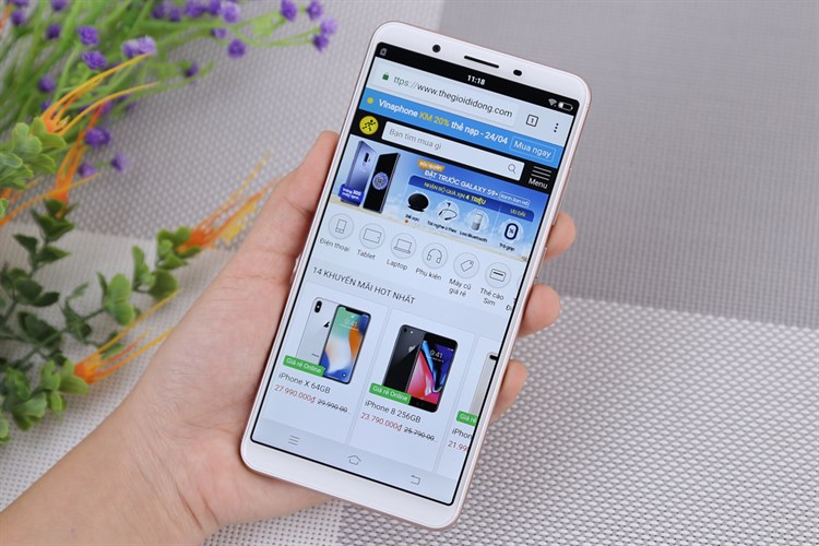 Điện thoại Vivo Y71 Màu Vàng