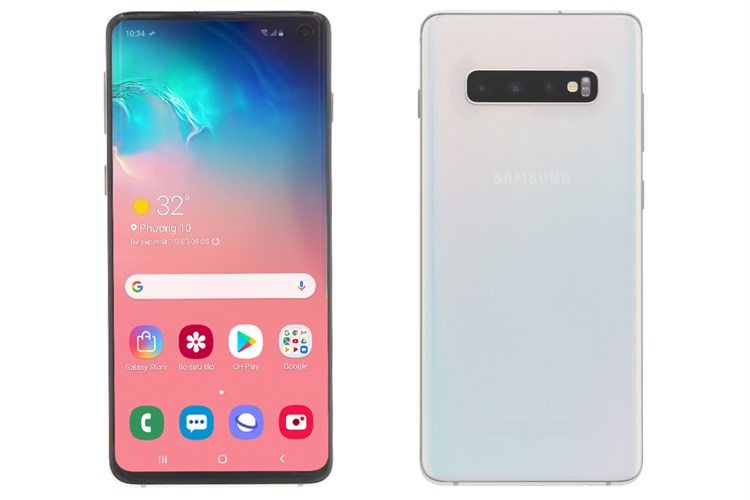 Điện thoại Samsung Galaxy S10 Màu Trắng