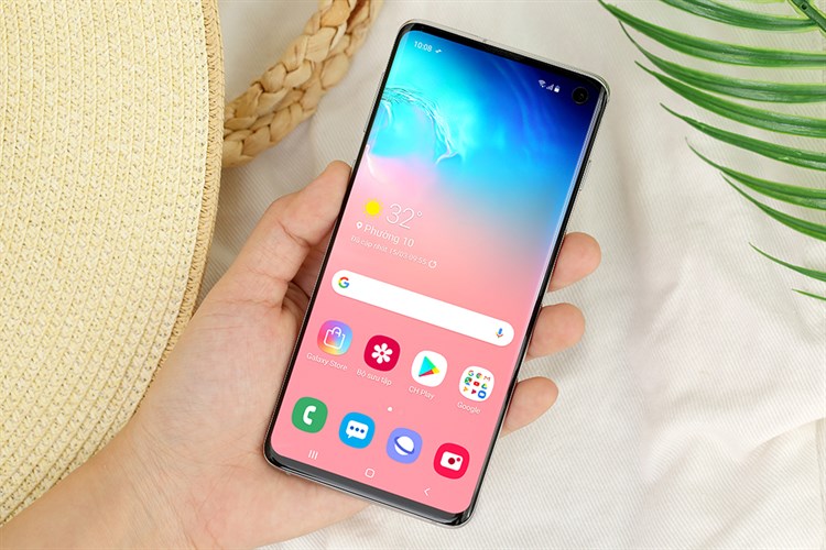 Điện thoại Samsung Galaxy S10 Màu Trắng