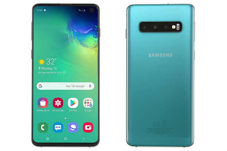 Điện thoại Samsung Galaxy S10 Màu Xanh lá
