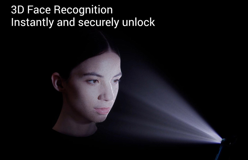 ទូរស័ព្ទ Oppo Find X ទូរស័ព្ទ Oppo Find X - សម្គាល់ផ្ទៃមុខ 3D