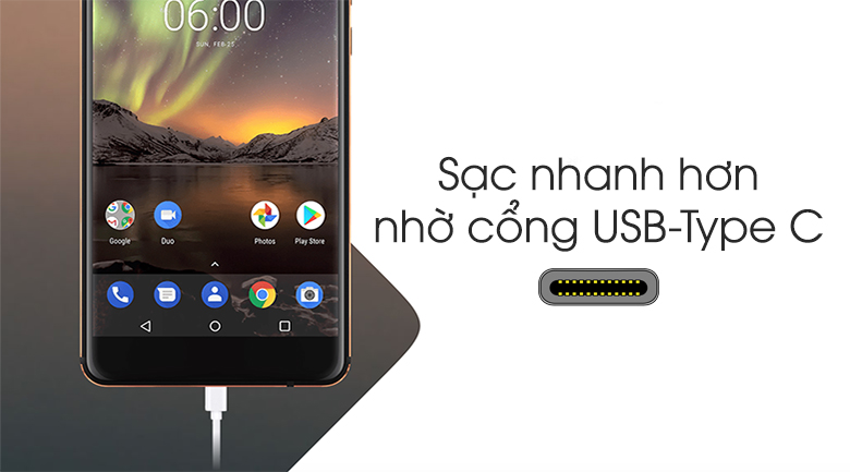 Điện thoại Nokia 6.1 64GB