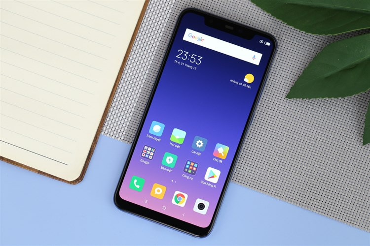 Điện thoại Xiaomi Mi 8 Màu Xanh Dương