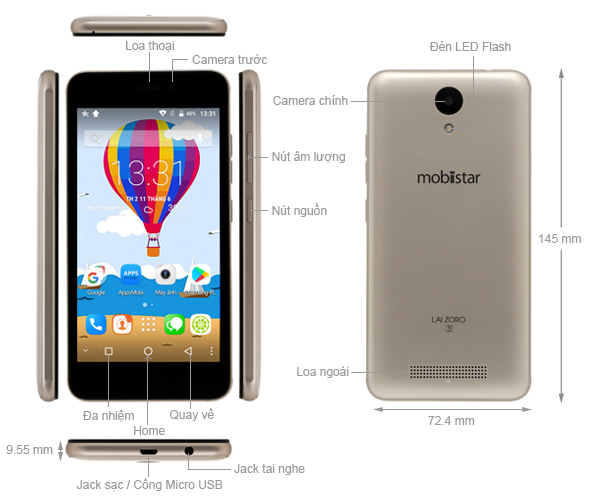 Mobiistar Lai Zoro 3