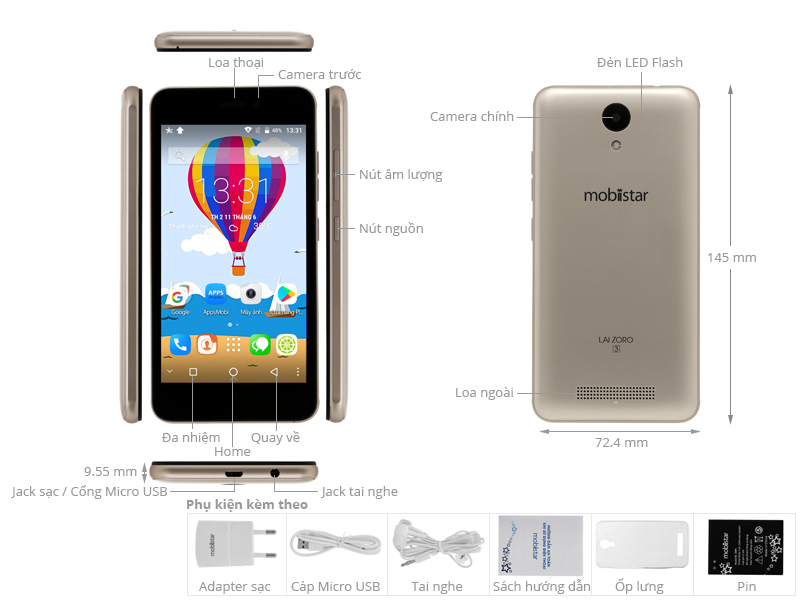 Mobiistar Lai Zoro 3