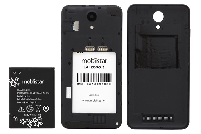 Điện thoại Mobiistar Lai Zoro 3 Màu Đen