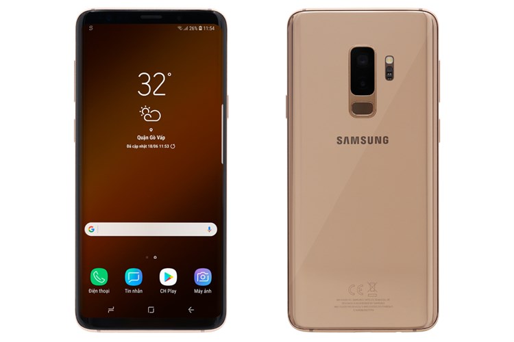 Điện thoại Samsung Galaxy S9+ 128GB Hoàng Kim