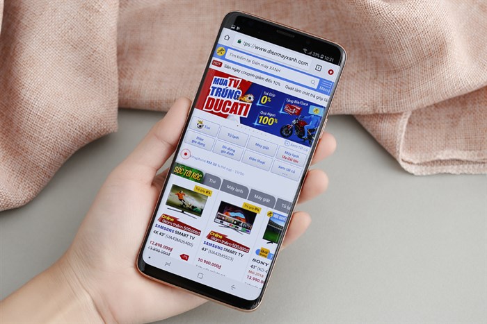 Điện thoại Samsung Galaxy S9+ 128GB Hoàng Kim