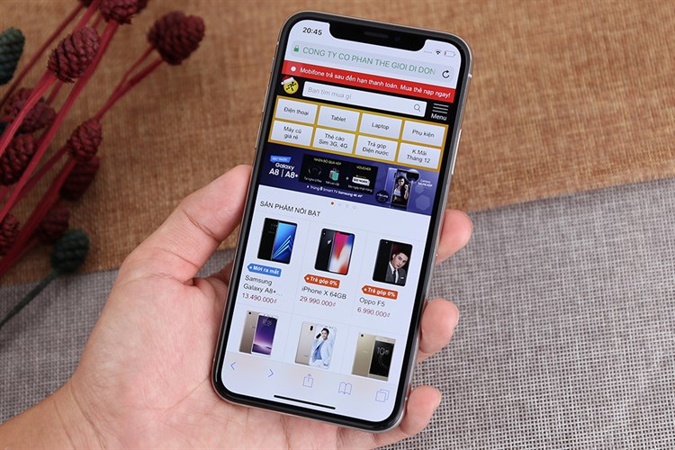 Điện thoại iPhone X 256GB Silver