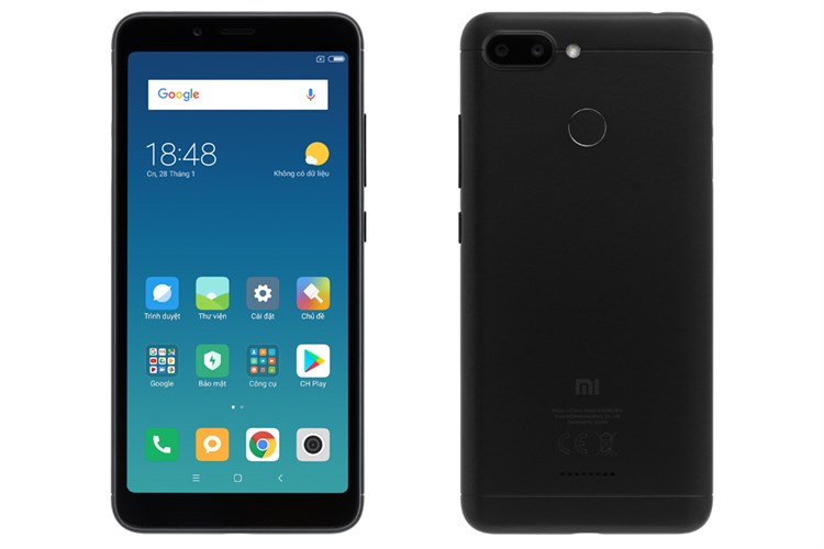 Điện thoại Xiaomi Redmi 6 Màu Đen