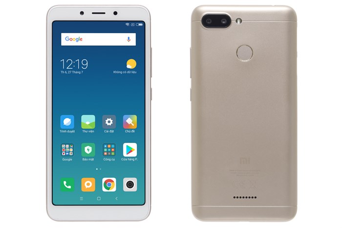 Điện thoại Xiaomi Redmi 6 Màu Vàng