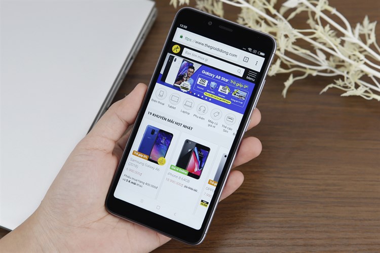 Điện thoại Xiaomi Redmi 6 Màu Xám