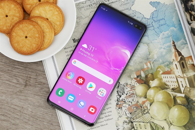 Điện thoại Samsung Galaxy S10+ Màu Đen