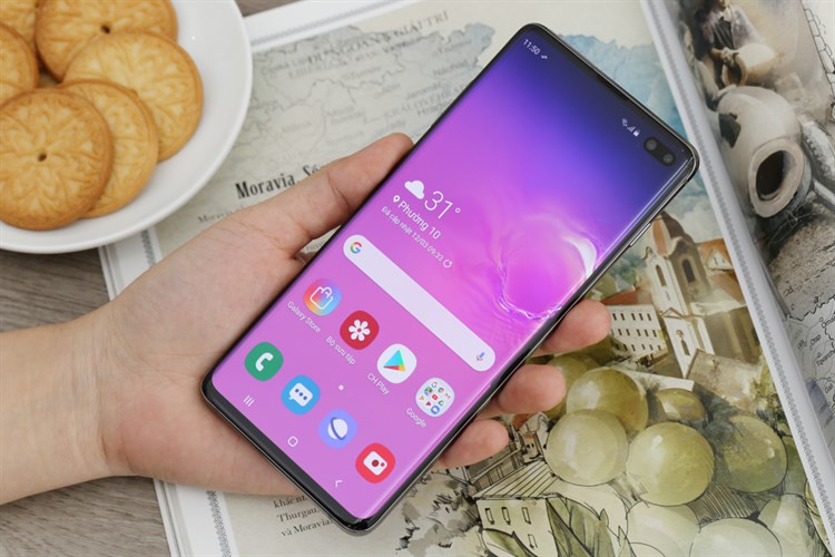 Điện thoại Samsung Galaxy S10+ Màu Đen