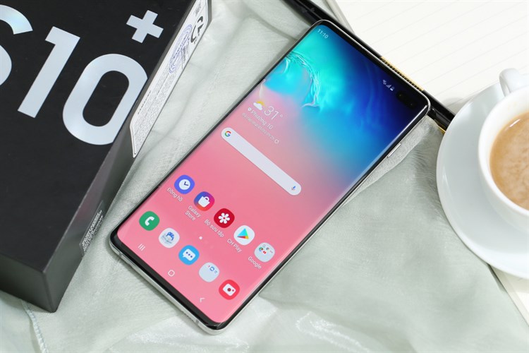 Điện thoại Samsung Galaxy S10+ Màu Trắng
