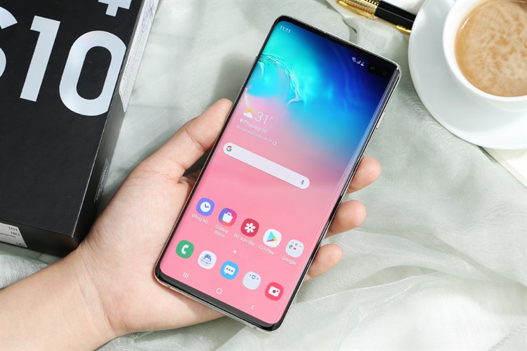 Điện thoại Samsung Galaxy S10+ Màu Trắng