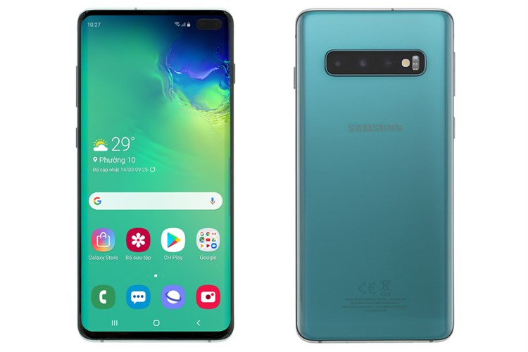 Điện thoại Samsung Galaxy S10+ Màu Xanh lá