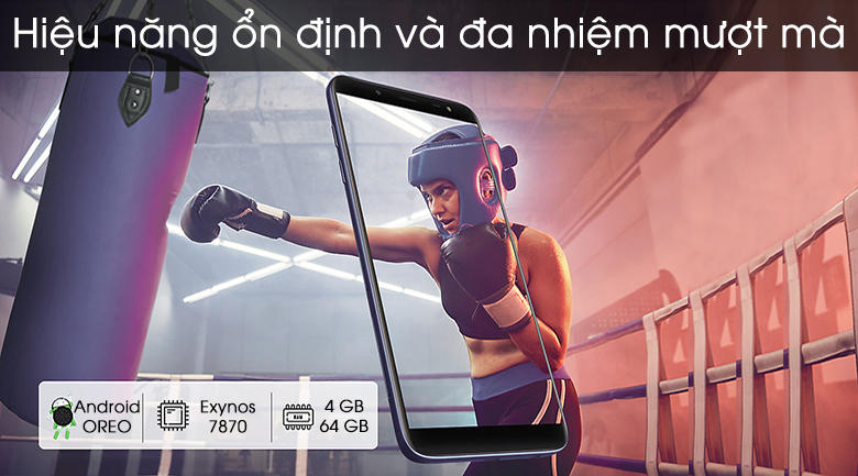 Điện thoại Samsung Galaxy J6 64GB Tím Lavender