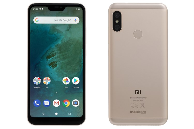 Điện thoại Xiaomi Mi A2 Lite Màu Vàng