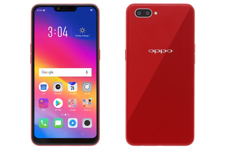 Điện thoại OPPO A3s Màu Đỏ