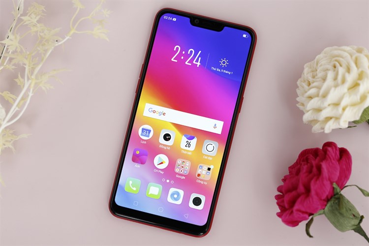 Điện thoại OPPO A3s Màu Đỏ